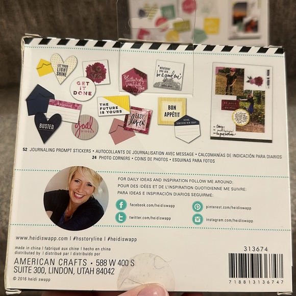 Heidi Swapp Storyline deck of days journal prompt motivational & life happens - Picture 4 of 6